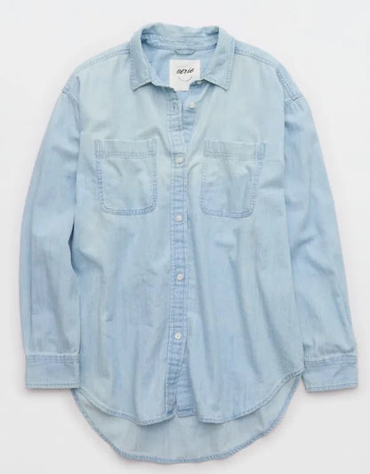 Aerie Anytime Fave Woven Shirt