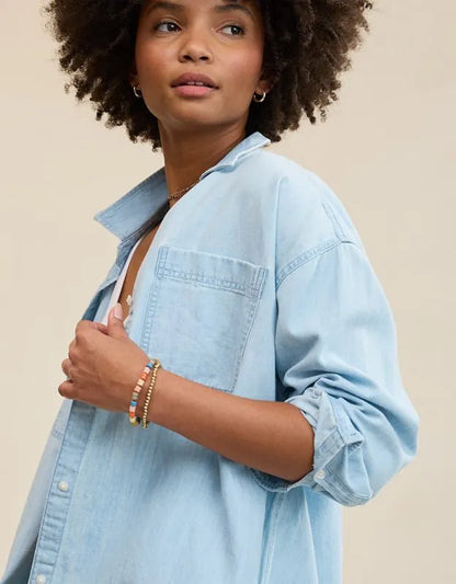 Aerie Anytime Fave Woven Shirt