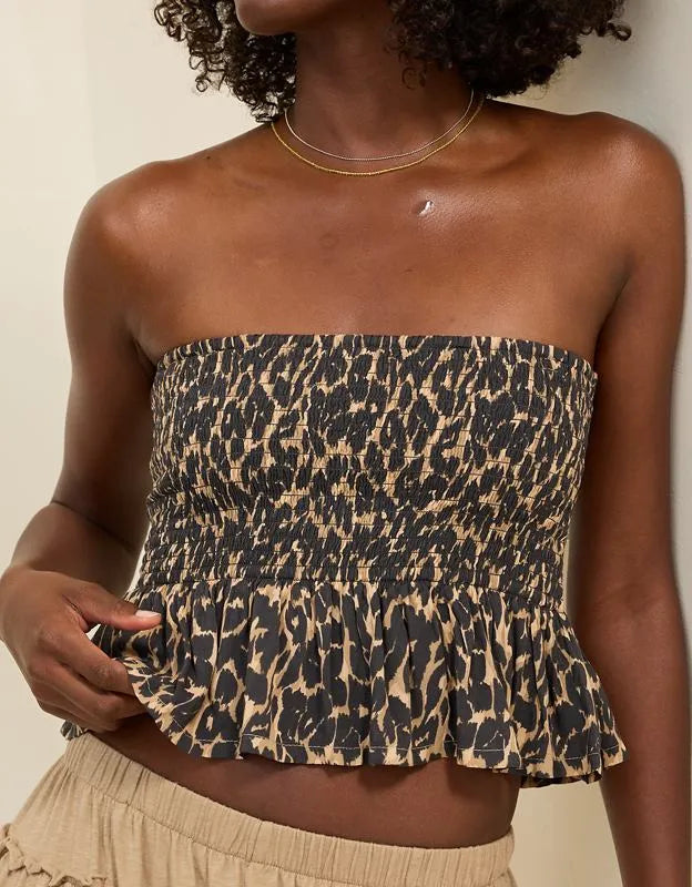 Aerie Party Smocked Tube Top