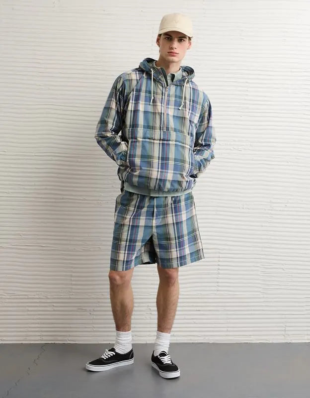 AE Plaid Anorak Jacket