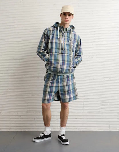 AE Plaid Anorak Jacket