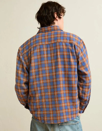 AE Relaxed Fit Textured Flannel Shirt