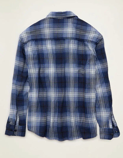 AE Relaxed Fit Textured Flannel Shirt