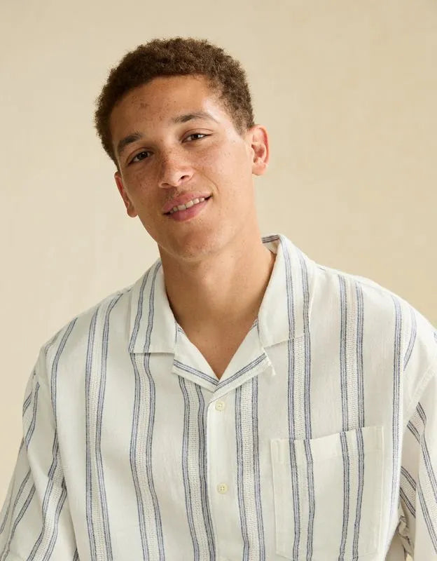AE Relaxed Fit Short Sleeve Camp Collar Shirt
