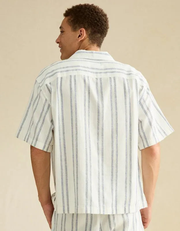 AE Relaxed Fit Short Sleeve Camp Collar Shirt