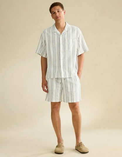 AE Relaxed Fit Short Sleeve Camp Collar Shirt