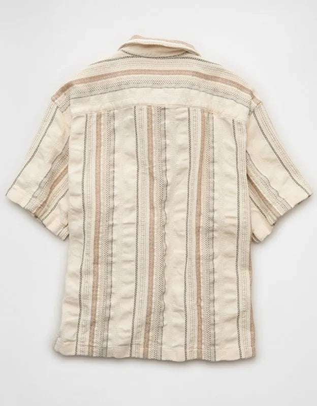 AE Relaxed Fit Short-Sleeve Camp Collar Shirt