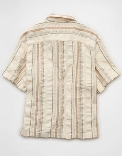AE Relaxed Fit Short-Sleeve Camp Collar Shirt