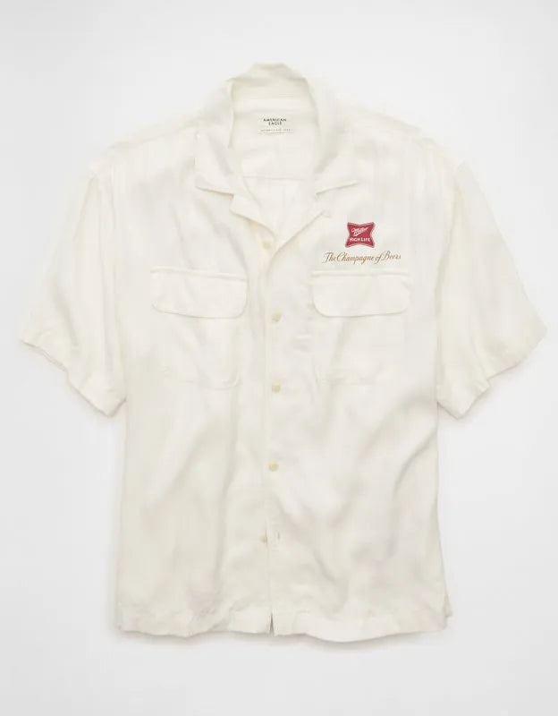 AE Relaxed Miller High Life Button-Up Shirt