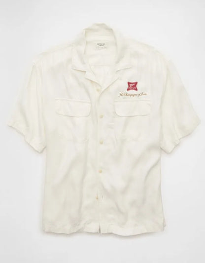 AE Relaxed Miller High Life Button-Up Shirt