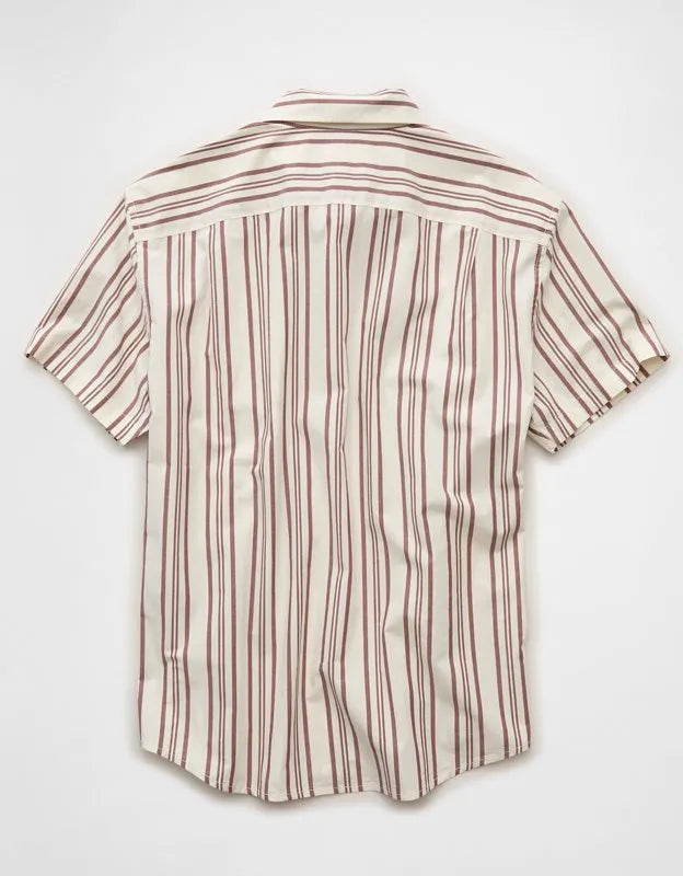AE Standard Fit Poplin Button-Up Shirt