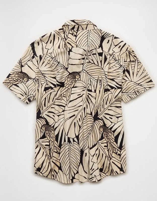 AE Standard Fit Poplin Button-Up Shirt