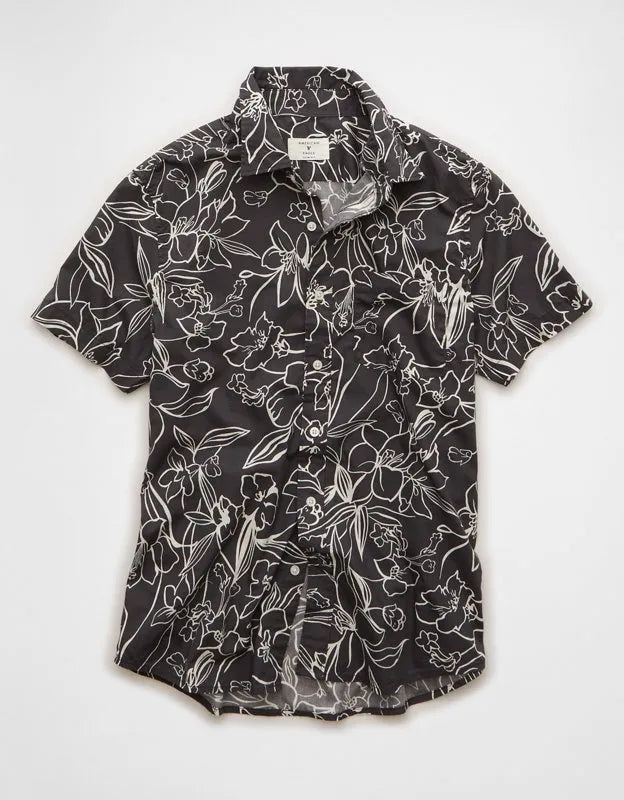 AE Slim Fit Button-Up Shirt