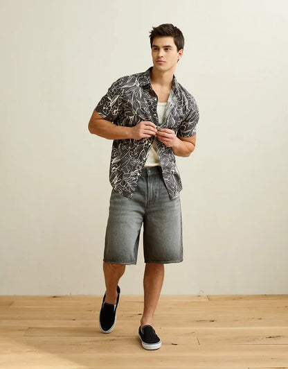 AE Slim Fit Button-Up Shirt