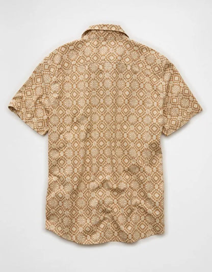 AE Slim Fit Poplin Short-Sleeve Button-Up Shirt