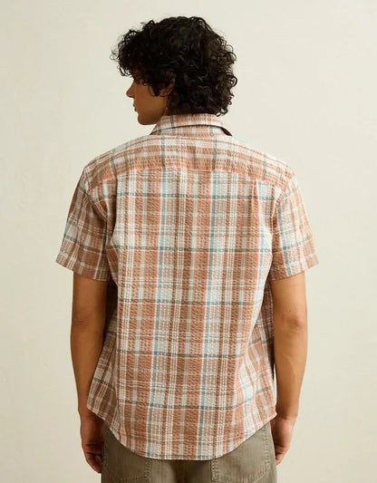 AE Standard Fit Short-Sleeve Button-Up Shirt