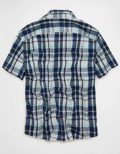 AE Standard Fit Short-Sleeve Button-Up Shirt