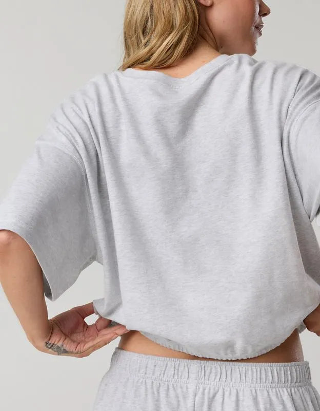 OFFLINE By Aerie Pique Henley Short Sleeve T-Shirt