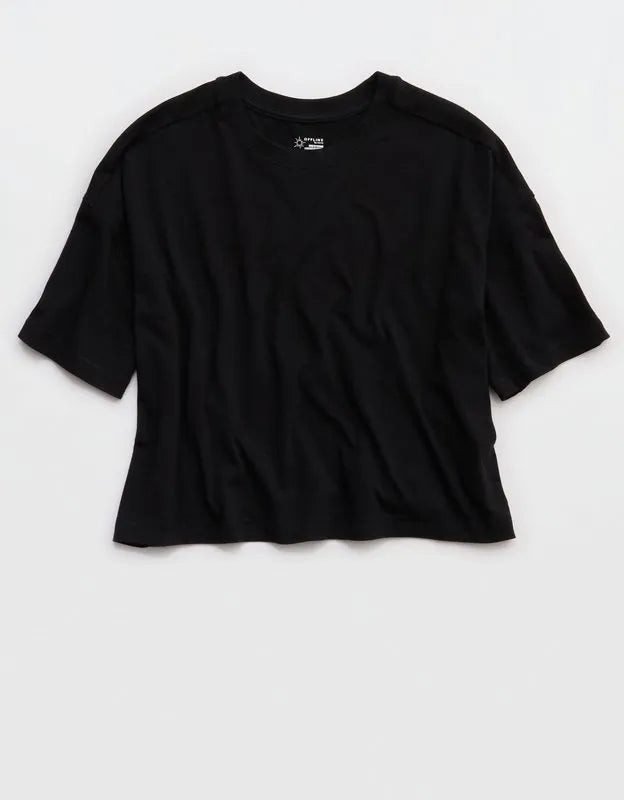OFFLINE By Aerie Let's Stretch Cropped T-Shirt