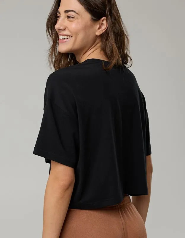 OFFLINE By Aerie Let's Stretch Cropped T-Shirt