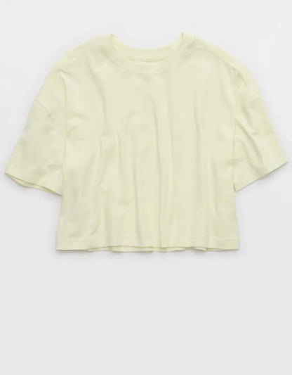 OFFLINE By Aerie Let's Stretch Cropped T-Shirt