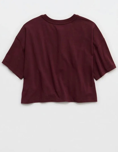 OFFLINE By Aerie Let's Stretch Cropped T-Shirt