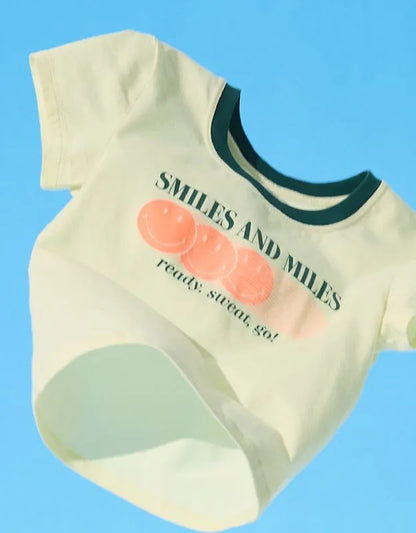 OFFLINE By Aerie | Smiley® Let's Stretch Ringer T-Shirt