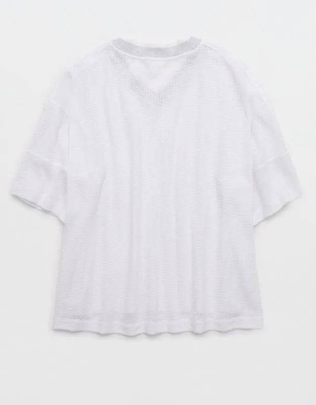 OFFLINE By Aerie Mesh Jersey Short Sleeve T-Shirt