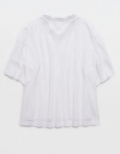 OFFLINE By Aerie Mesh Jersey Short Sleeve T-Shirt