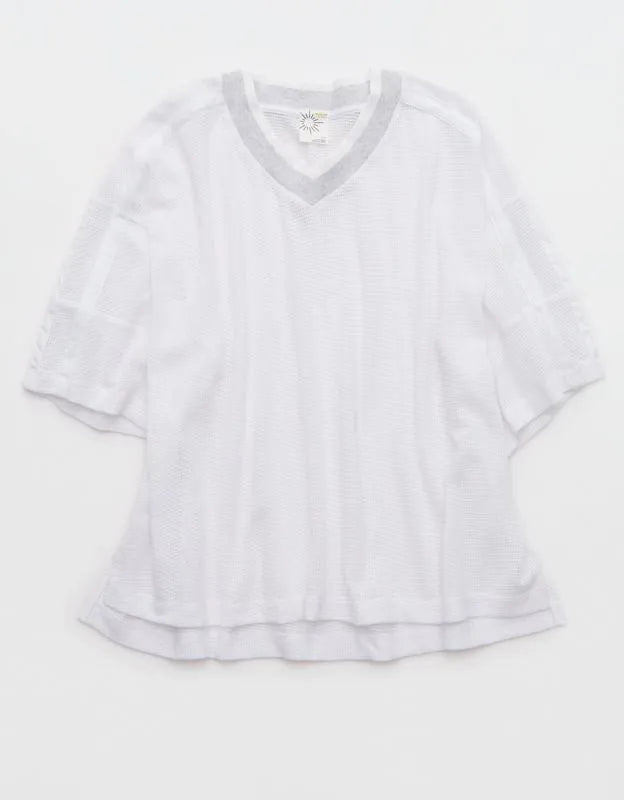 OFFLINE By Aerie Mesh Jersey Short Sleeve T-Shirt
