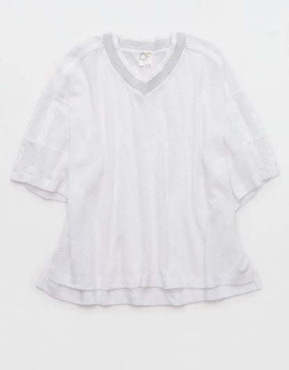 OFFLINE By Aerie Mesh Jersey Short Sleeve T-Shirt