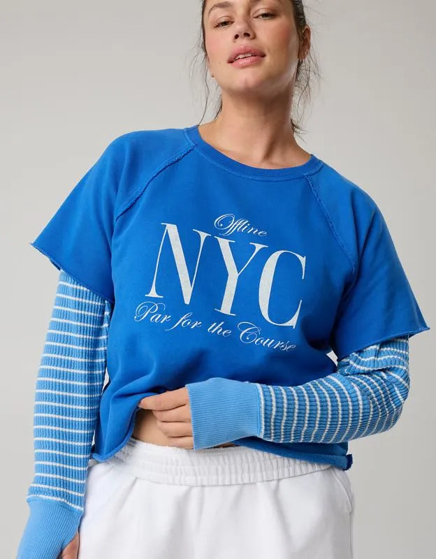 OFFLINE By Aerie Throwback Short Sleeve T-Shirt