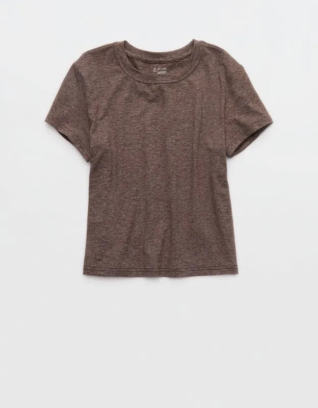 OFFLINE By Aerie Weekend Away Short Sleeve Ringer T-Shirt