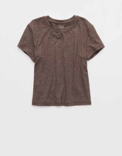 OFFLINE By Aerie Weekend Away Short Sleeve Ringer T-Shirt