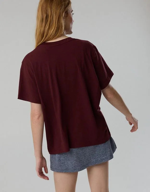 OFFLINE By Aerie Let's Stretch Seamed Boyfriend T-Shirt