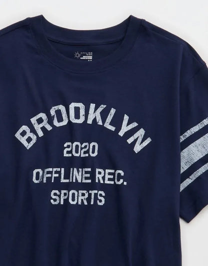 OFFLINE By Aerie Let's Stretch Seamed Boyfriend T-Shirt