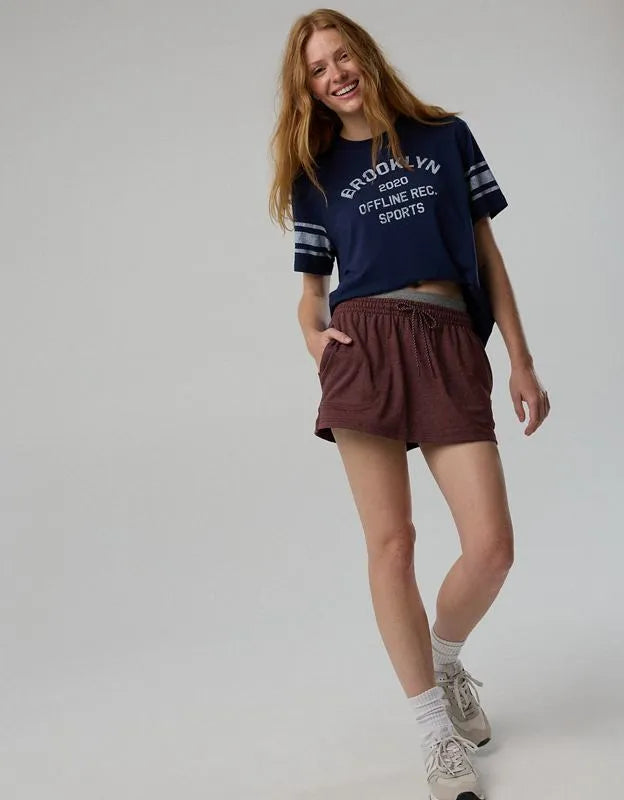 OFFLINE By Aerie Let's Stretch Seamed Boyfriend T-Shirt