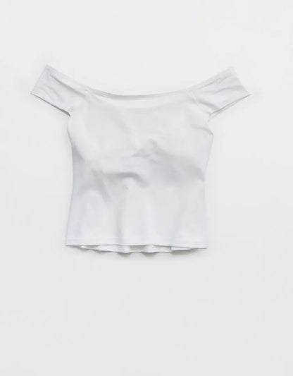 OFFLINE By Aerie Real Me XTRA Off The Shoulder T-Shirt