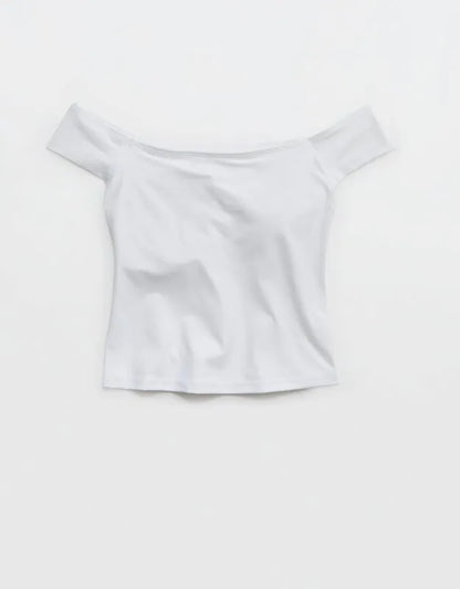 OFFLINE By Aerie Real Me XTRA Off The Shoulder T-Shirt