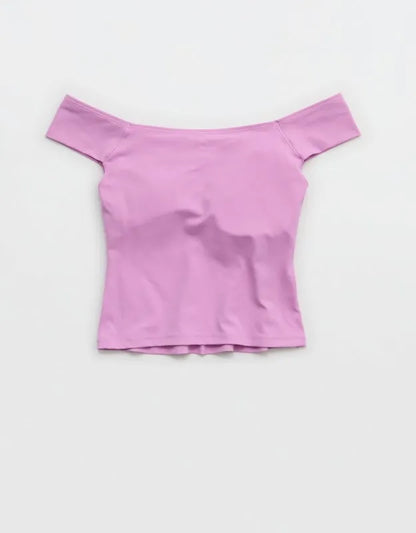 OFFLINE By Aerie Real Me XTRA Off The Shoulder T-Shirt
