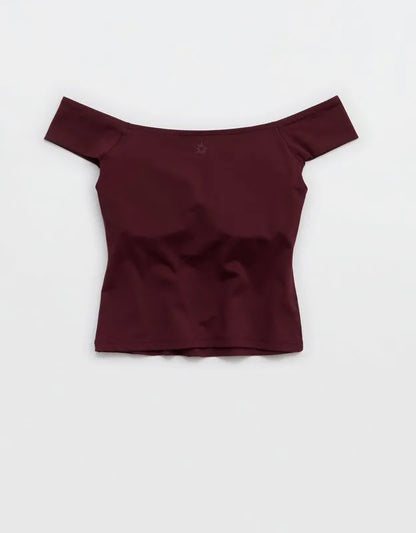 OFFLINE By Aerie Real Me XTRA Off The Shoulder T-Shirt