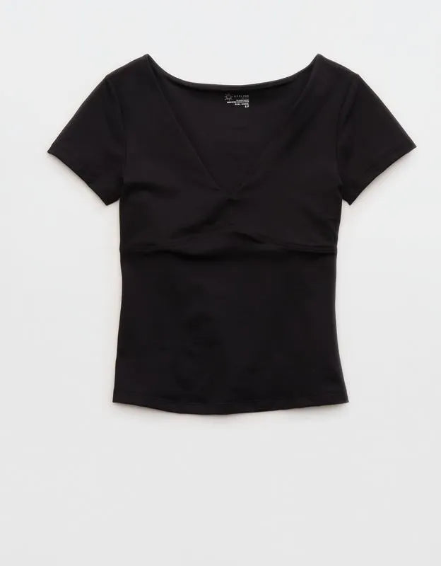 OFFLINE By Aerie The Hugger Sweetheart Short Sleeve T-Shirt