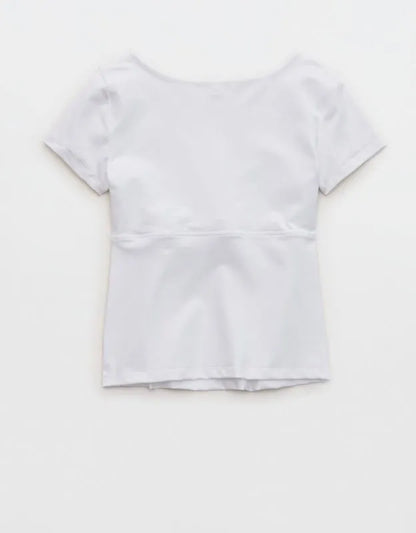 OFFLINE By Aerie The Hugger Sweetheart Short Sleeve T-Shirt