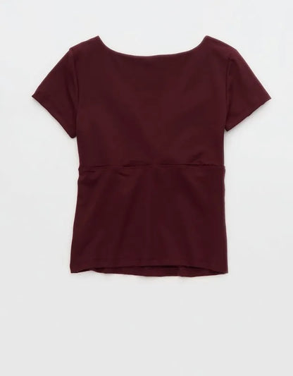 OFFLINE By Aerie The Hugger Sweetheart Short Sleeve T-Shirt