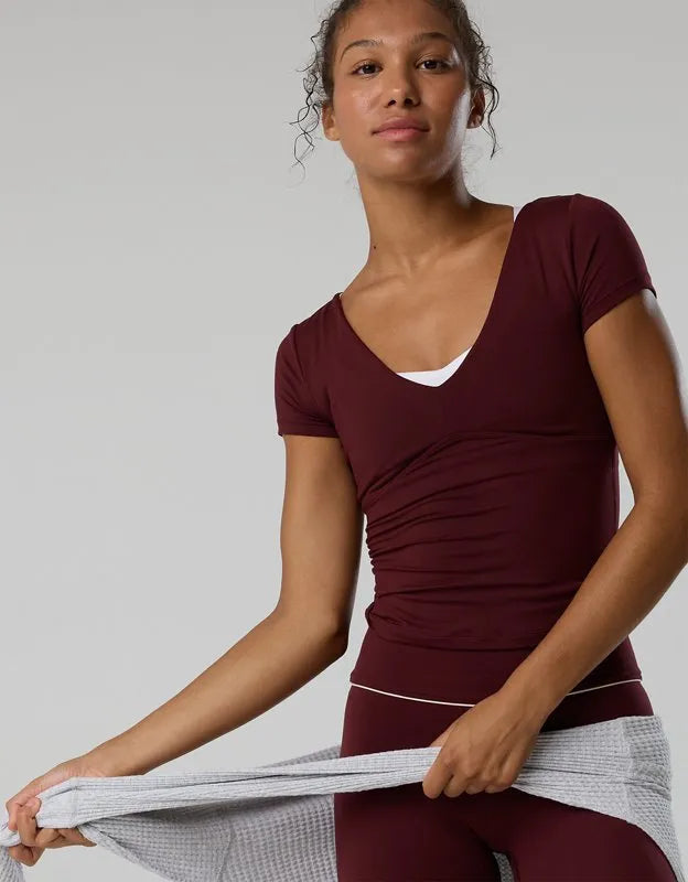 OFFLINE By Aerie The Hugger Sweetheart Short Sleeve T-Shirt