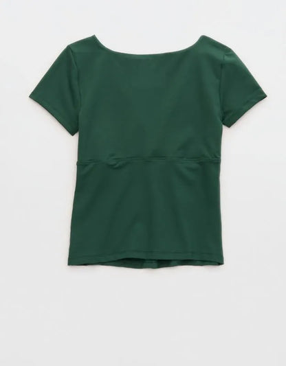 OFFLINE By Aerie The Hugger Sweetheart Short Sleeve T-Shirt