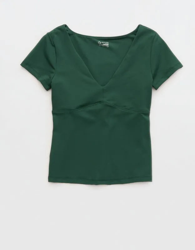 OFFLINE By Aerie The Hugger Sweetheart Short Sleeve T-Shirt