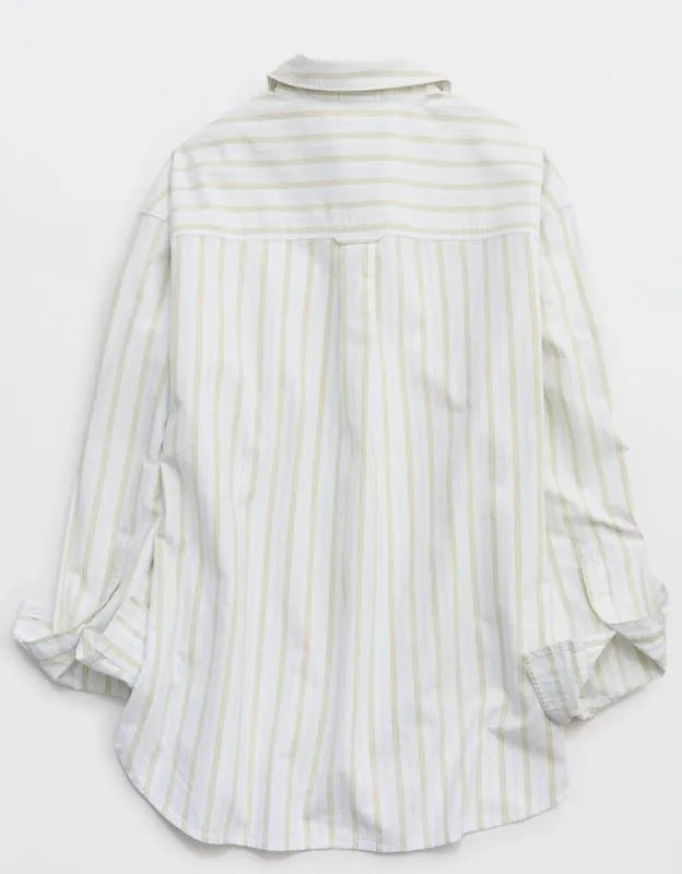OFFLINE By Aerie Oxford Oversized Long Sleeve Button Up Shirt