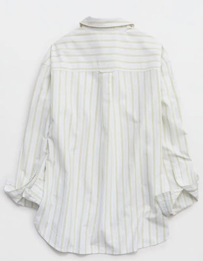 OFFLINE By Aerie Oxford Oversized Long Sleeve Button Up Shirt