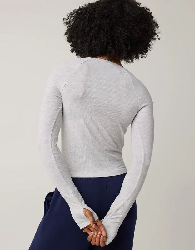 OFFLINE By Aerie Thumbs Up Fitted Ribbed T-Shirt